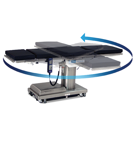 Skytron 6702 Hercules product image with swivel-motion arrow graphic no background