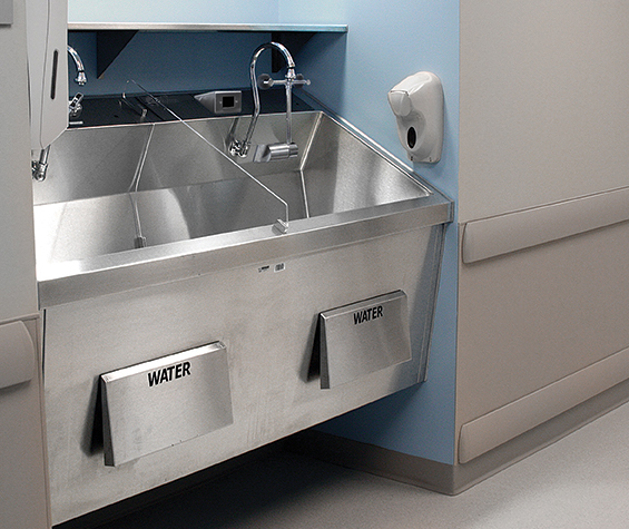 Stainless Steel Surgical Scrub Sinks