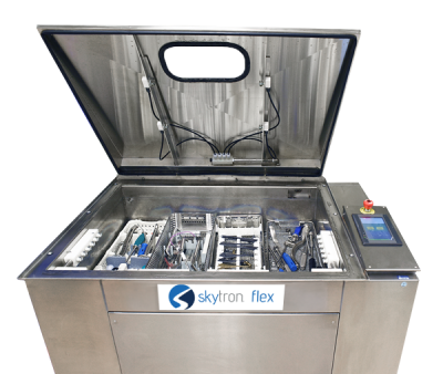 Skytron Flex Ultrasonic Washer Disinfector interior no background