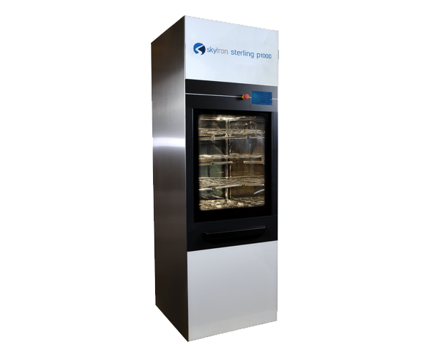 Skytron Sterling P1000 Washer Disinfector facing the right no background