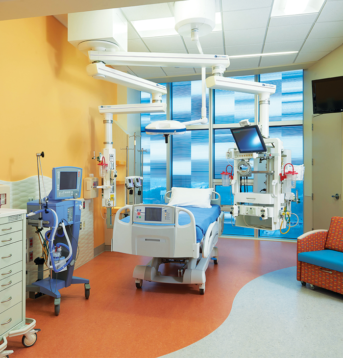Skytron Aurora Astro procedure light in medical setting